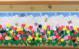 【イベント】春の壁面飾り🌷と春のお食事🍽️